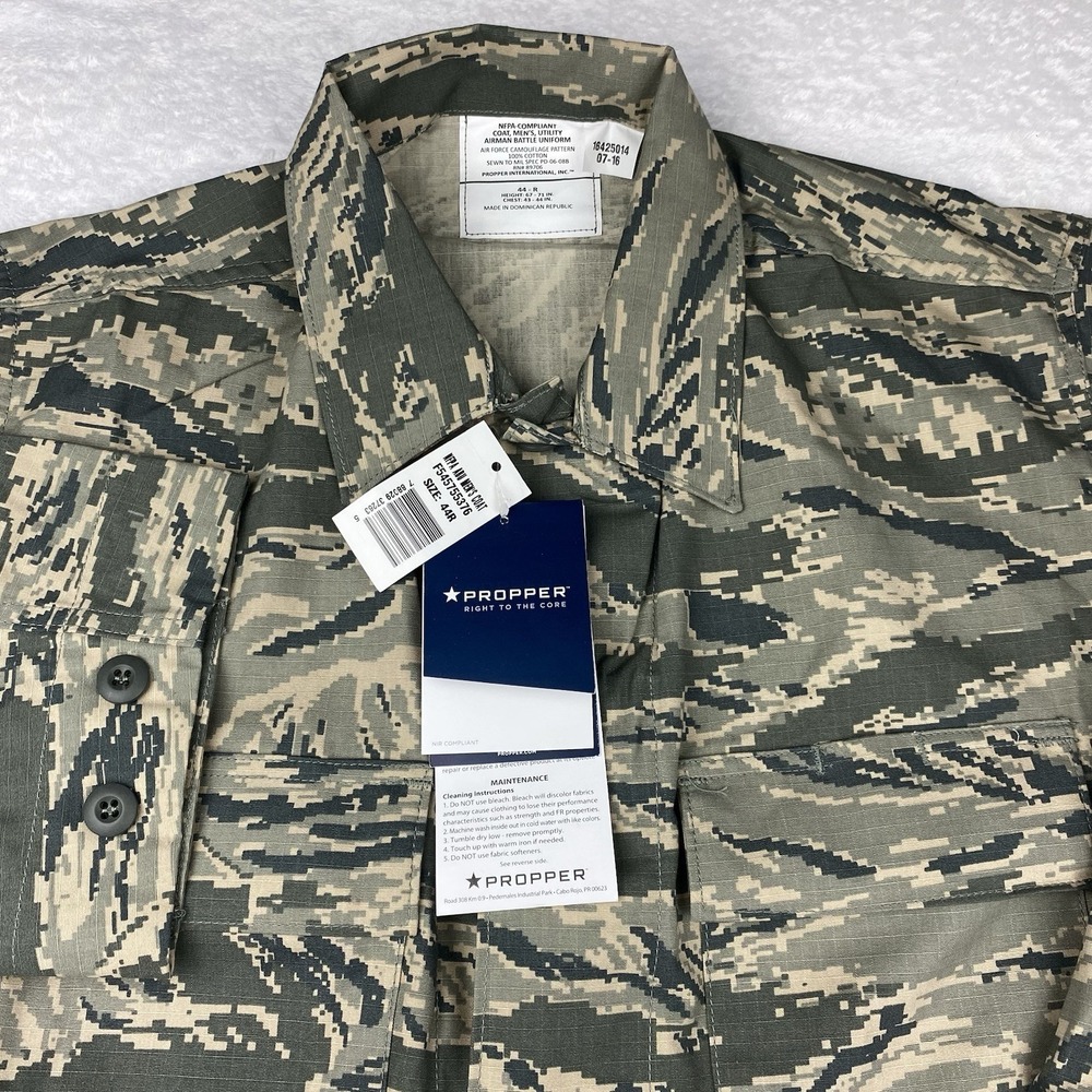 PROPPER Air Force‎ Camouflage Tactical Shirt/Jacket Men's 44R New w/Tags!